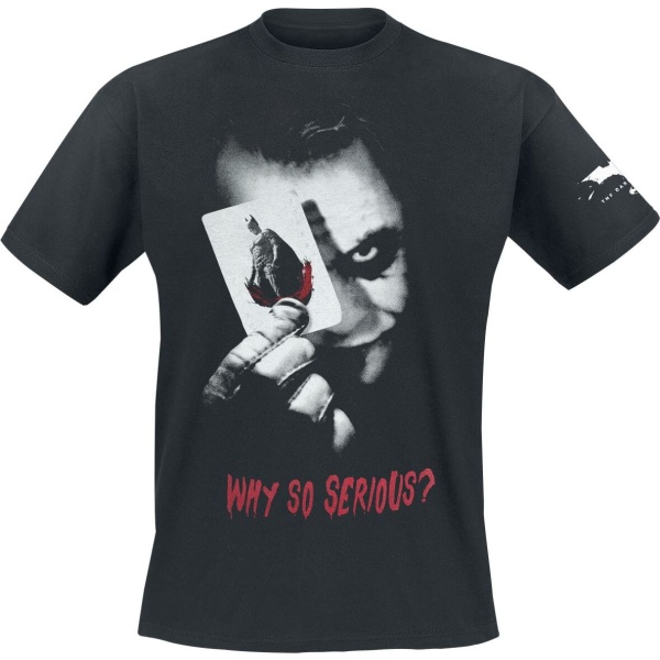 Batman The Dark Knight - Why So Serious? Tričko černá - Merchstore.cz