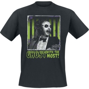 Beetlejuice Ghost With The Most Tričko černá - Merchstore.cz