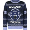 Black Panther Wakanda Forever Pletený svetr vícebarevný - Merchstore.cz