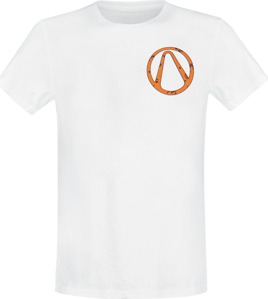 Borderlands Psychopunk Tričko bílá - Merchstore.cz Borderlands Psychopunk Tričko bílá - Merchstore.cz