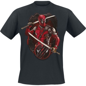 Deadpool 3 - Deadpool And Wolverine - Ready To Fight Tričko černá - Merchstore.cz