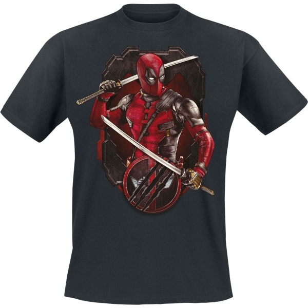 Deadpool 3 - Deadpool And Wolverine - Ready To Fight Tričko černá - Merchstore.cz