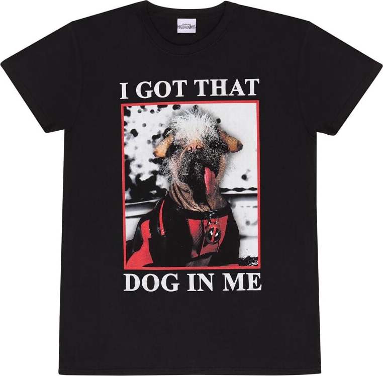 Deadpool 3 - Deadpool & Wolverine - Got That Dog Tričko černá - Merchstore.cz Deadpool 3 - Deadpool & Wolverine - Got That Dog Tričko černá - Merchstore.cz
