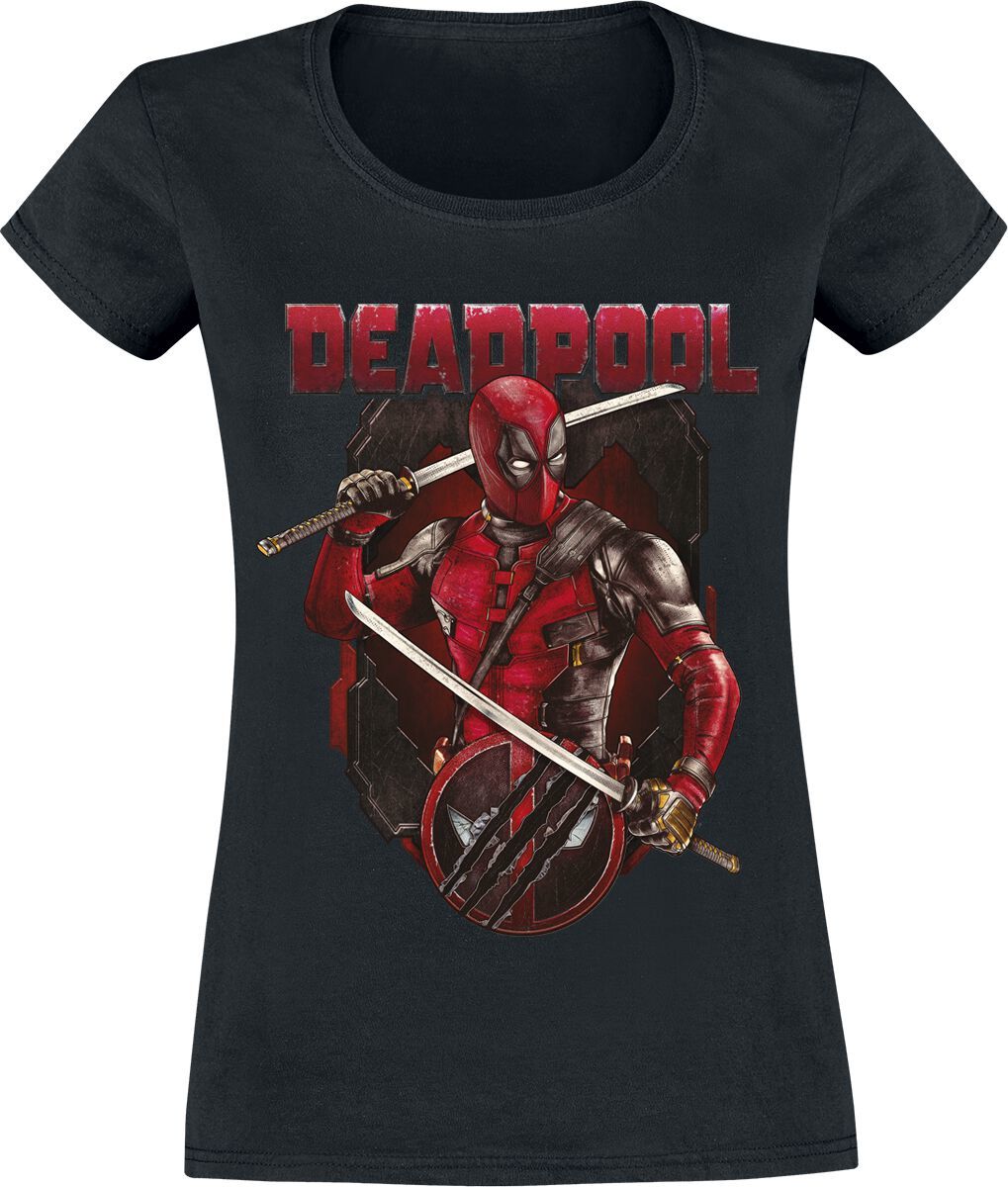 Deadpool 3 - Ready For Deadpool Dámské tričko černá - Merchstore.cz Deadpool 3 - Ready For Deadpool Dámské tričko černá - Merchstore.cz