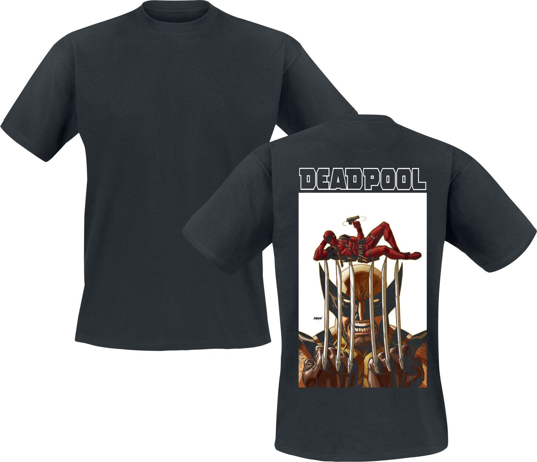 Deadpool Deadpool & Wolverine - Striking Pose Tričko černá - Merchstore.cz Deadpool Deadpool & Wolverine - Striking Pose Tričko černá - Merchstore.cz