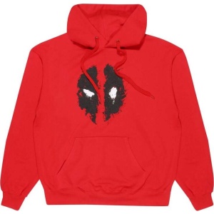 Deadpool Mask Splatter Mikina s kapucí červená - Merchstore.cz