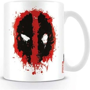 Deadpool Splatter Hrnek bílá/cerná/cervená - Merchstore.cz