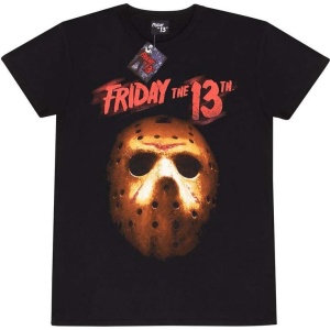 Friday The 13th Mask Tričko černá - Merchstore.cz