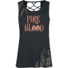 Game Of Thrones Fire And Blood Dámský top černá - Merchstore.cz