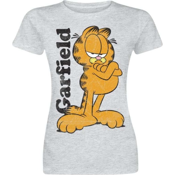 Garfield Dívčí tričko Garfield Dámské tričko prošedivelá - Merchstore.cz