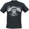 Gas Monkey Garage Distressed Monkey Tričko černá - Merchstore.cz