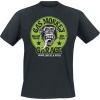 Gas Monkey Garage Green Logo Tričko černá - Merchstore.cz