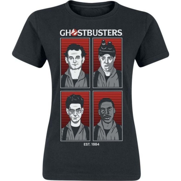 Ghostbusters Ghostbusters Original Team Dámské tričko černá - Merchstore.cz