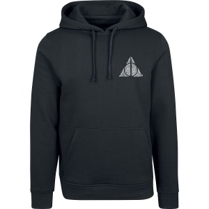 Harry Potter Deathly Hallows Mikina s kapucí černá - Merchstore.cz