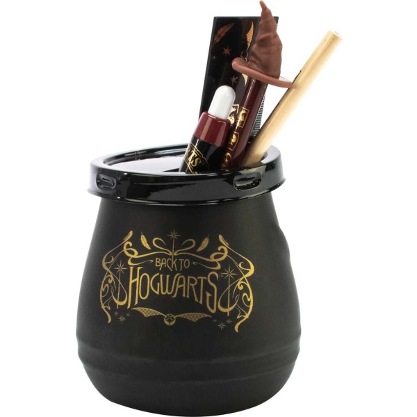 Harry Potter Dekorace na stůl Back To Hogwarts - Cauldron dekorace cerná/zlatá - Merchstore.cz