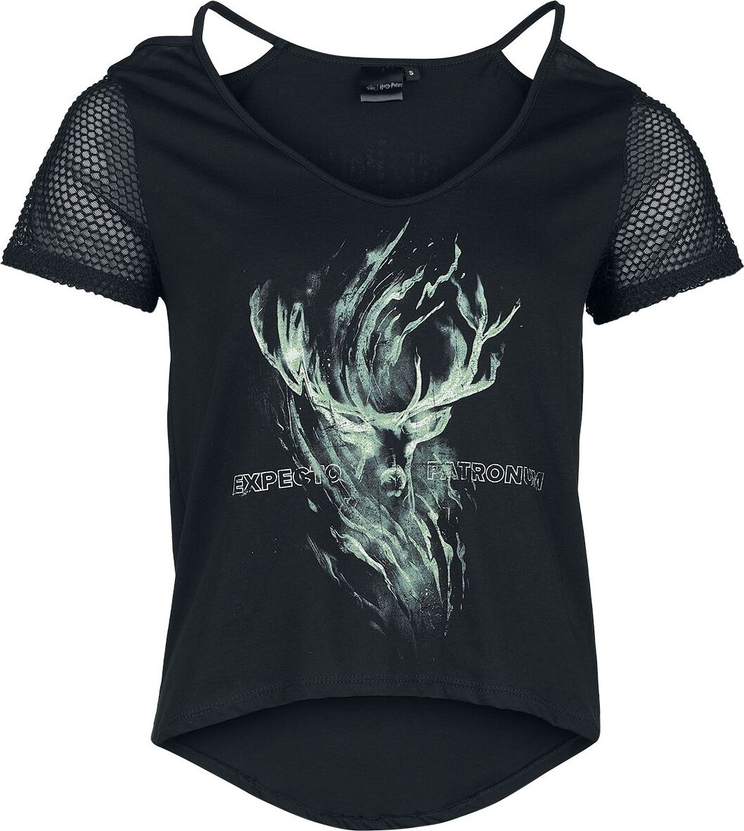 Harry Potter Expecto Patronum Dámské tričko černá - Merchstore.cz Harry Potter Expecto Patronum Dámské tričko černá - Merchstore.cz