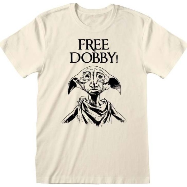 Harry Potter Free Dobby Tričko krémová - Merchstore.cz