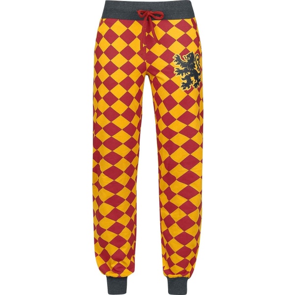 Harry Potter Gryffindor Pyžamové nohavice cervená/žlutá - Merchstore.cz