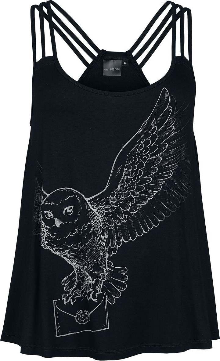 Harry Potter Hedwig Dámský top černá - Merchstore.cz Harry Potter Hedwig Dámský top černá - Merchstore.cz