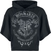 Harry Potter Hogwart's Crest Dámská mikina s kapucí černá - Merchstore.cz