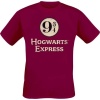 Harry Potter Hogwarts Express Platform 9-3/4 Tričko červená - Merchstore.cz