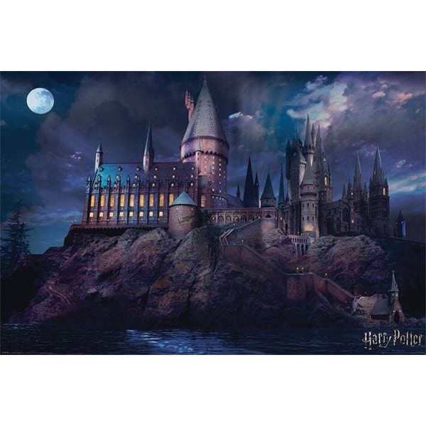 Harry Potter Hogwarts plakát vícebarevný - Merchstore.cz