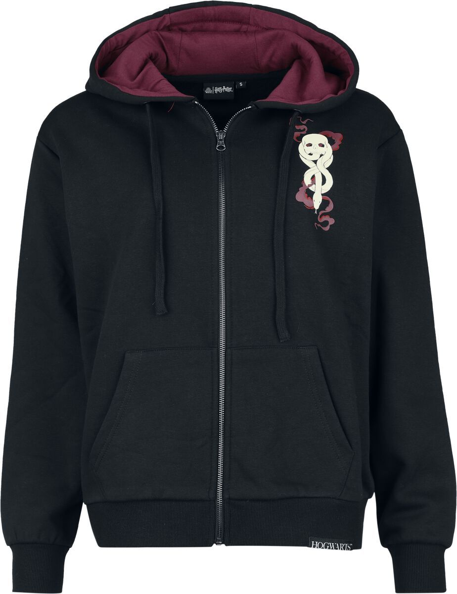 Harry Potter House Of Black Dámská mikina s kapucí na zip černá - Merchstore.cz Harry Potter House Of Black Dámská mikina s kapucí na zip černá - Merchstore.cz