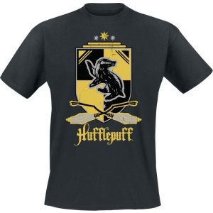 Harry Potter Hufflepuff Tričko černá - Merchstore.cz