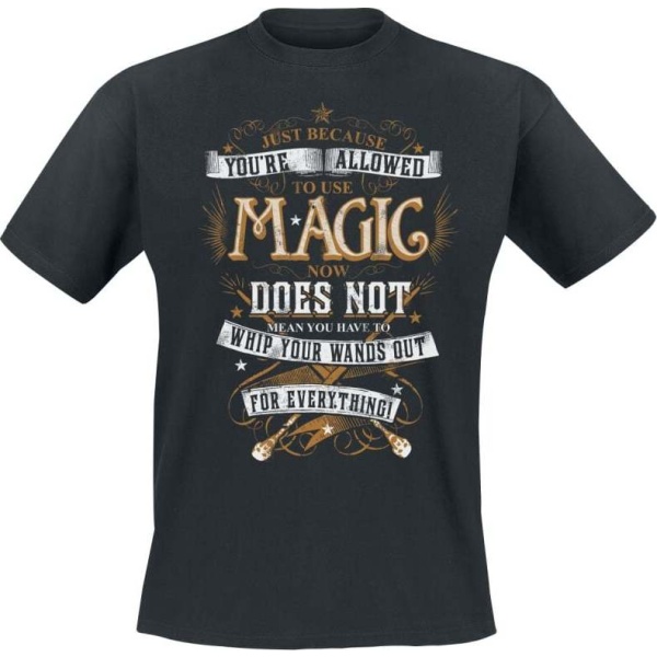 Harry Potter Magic Tričko černá - Merchstore.cz