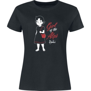 Heidi Girl Of The Alps Dámské tričko černá - Merchstore.cz