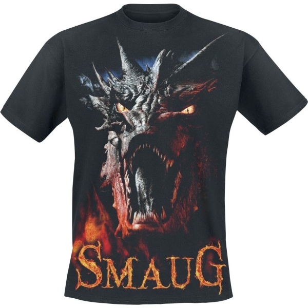 Hobit Smaug Tričko černá - Merchstore.cz