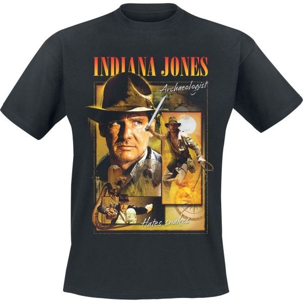 Indiana Jones Hommage Tričko černá - Merchstore.cz