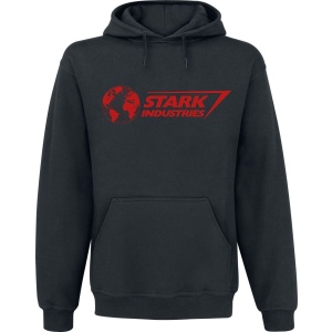 Iron Man Stark Industries Mikina s kapucí černá - Merchstore.cz