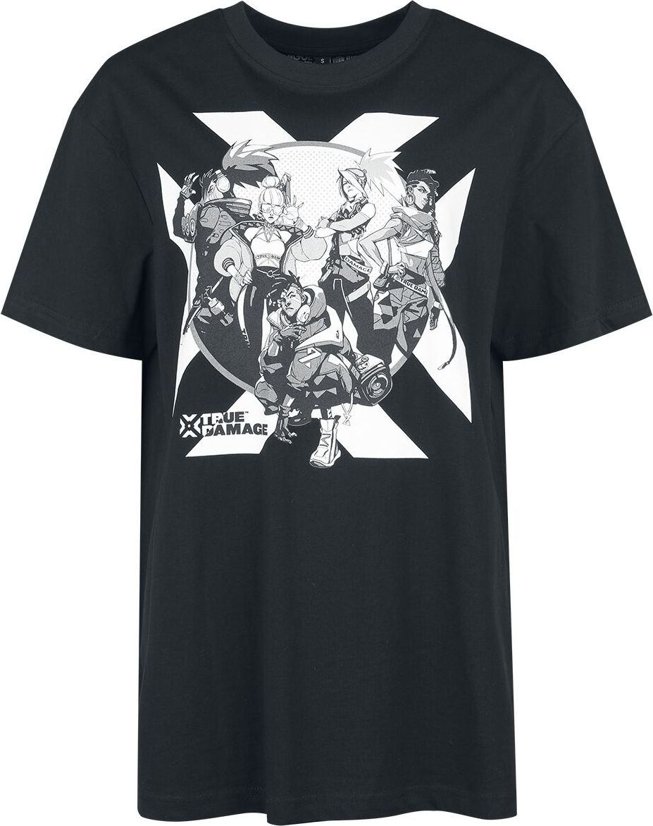 League Of Legends True Damage - Cover Dámské tričko černá - Merchstore.cz League Of Legends True Damage - Cover Dámské tričko černá - Merchstore.cz