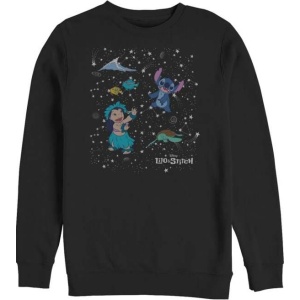 Lilo & Stitch Constelation Dámská mikina černá - Merchstore.cz