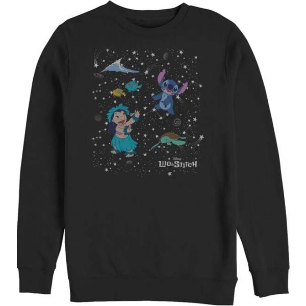 Lilo & Stitch Constelation Dámská mikina černá - Merchstore.cz