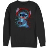 Lilo & Stitch Stitch Games Mikina černá - Merchstore.cz