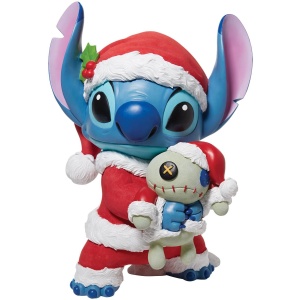 Lilo & Stitch Stitch im Weihnachtsmannkostüm Socha standard - Merchstore.cz