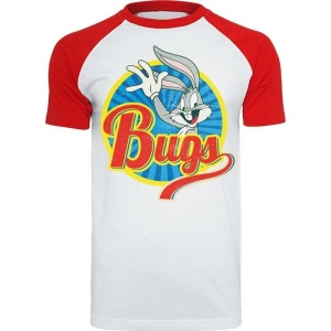 Looney Tunes Bugs Bunny Tričko cervená/bílá - Merchstore.cz