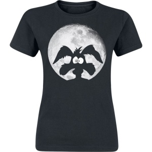 Looney Tunes Coyote - Moonlight Dámské tričko černá - Merchstore.cz