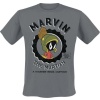 Looney Tunes Marvin The Martian Tričko tmavě šedá - Merchstore.cz