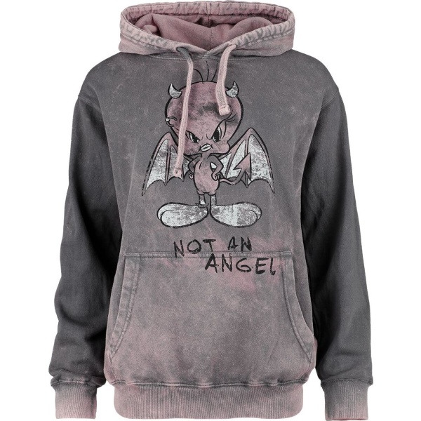 Looney Tunes Tweety - Not an Angel Dámská mikina s kapucí vícebarevný - Merchstore.cz