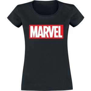 Marvel Logo Dámské tričko černá - Merchstore.cz