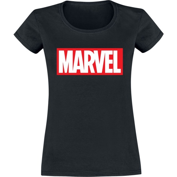 Marvel Logo Dámské tričko černá - Merchstore.cz