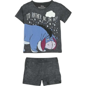 Medvídek Pu Eeyore Dětská pyžama tmavě šedá - Merchstore.cz