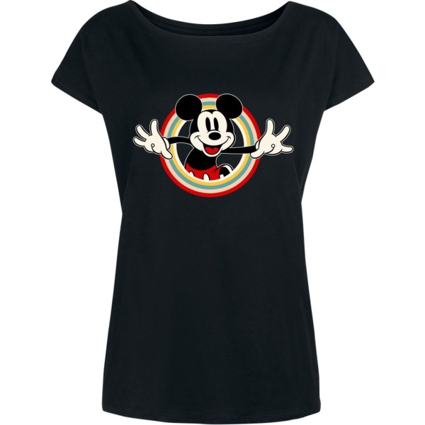 Mickey & Minnie Mouse Mickey Mouse Dámské tričko černá - Merchstore.cz