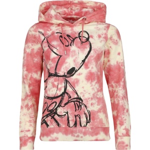 Mickey & Minnie Mouse Mickey Sketch Dámská mikina s kapucí růžová - Merchstore.cz