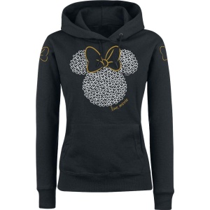 Mickey & Minnie Mouse Minnie Maus - Love Dámská mikina s kapucí černá - Merchstore.cz