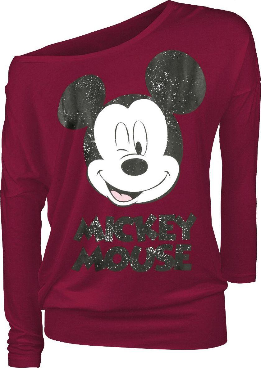 Mickey & Minnie Mouse Twinkle Dámské tričko s dlouhými rukávy červená - Merchstore.cz Mickey & Minnie Mouse Twinkle Dámské tričko s dlouhými rukávy červená - Merchstore.cz