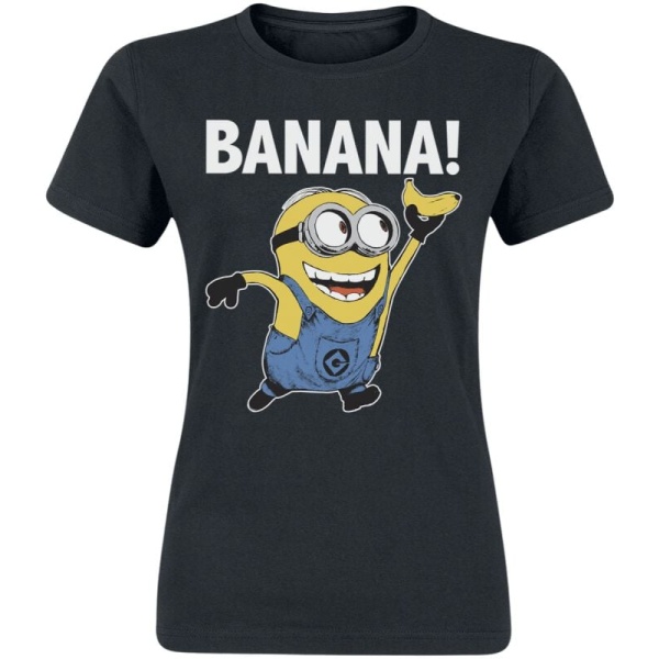 Minions Banana! Dámské tričko černá - Merchstore.cz